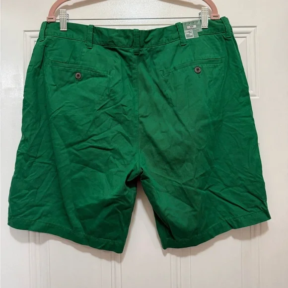 JCPenney Green Flat Front Shorts for Casual Style - Picture 4 of 6
